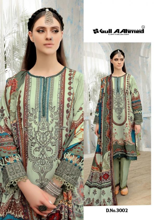 Gull AAhmed Minhal Vol 3  Lawn Cotton Dress Material Collection